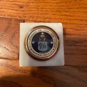Air Force Chaplain Service Paperweight 1949